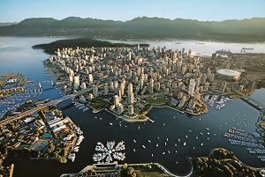 Vancouver downtown arial 300